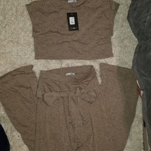 NWT FASHIONNOVA Net Days Pant Set